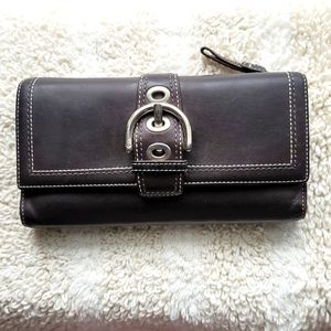 Coach Brown Leather Wallet